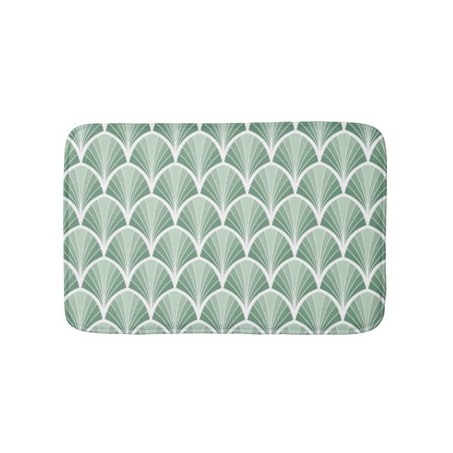Klassisk geometri: Art Deco Seamless Stil Badrumsmatta (Framsidan)