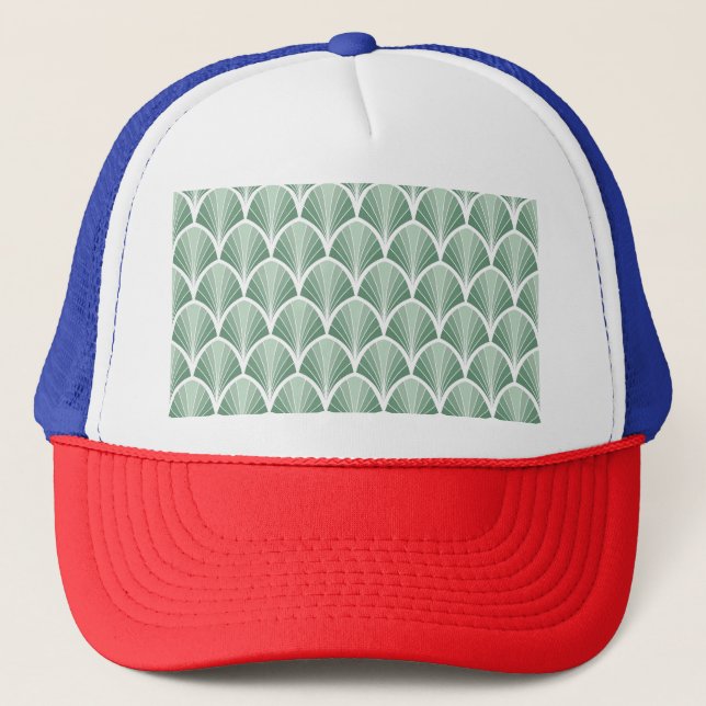 Klassisk geometri: Art Deco Seamless Stil Keps (Framsida)