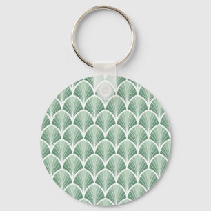 Klassisk geometri: Art Deco Seamless Stil Nyckelring