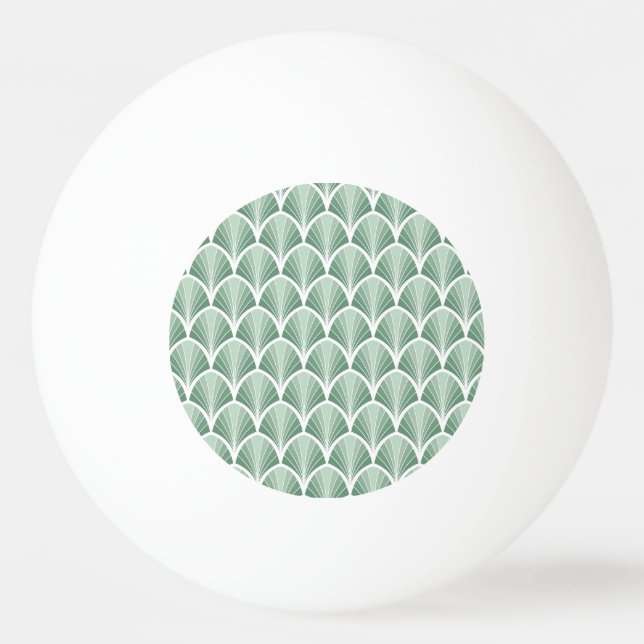 Klassisk geometri: Art Deco Seamless Stil Pingisboll (Framsidan)