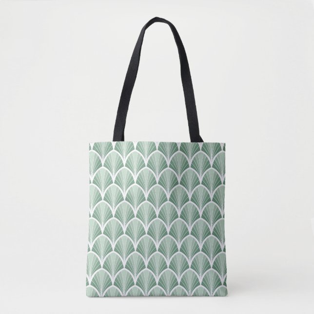Klassisk geometri: Art Deco Seamless Stil Tygkasse (Framsida)