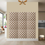 Klassisk geometrisk brun och vit kontrollerad plat kakelplatta<br><div class="desc">Den här brun och vit schackbräda mönster har en klassisk och mångsidig utformning, perfekt för att lägga till en liten aning tidslöst stil i vilket utrymme som helst. Det kontrasterande färg och den geometriska arrangemanga skapar en visuellt tilltalande effekt som är lämplig för både modernt och traditionellt insida. Perfekt för...</div>