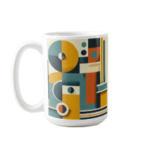 Klassisk geometrisk design Mugg, 11 oz