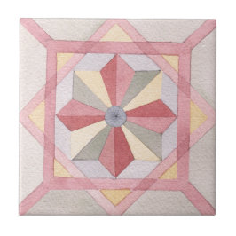 Klassisk geometrisk vattenfärg Skandinavian mönste Kakelplatta