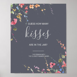 Klassisk gissar hur många Kisses-Möhippa-spel Poster