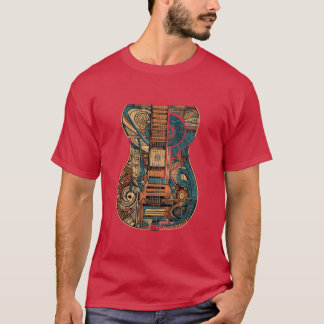 Klassisk gitarr Gitarrist Bandmusikspelare frien T Shirt
