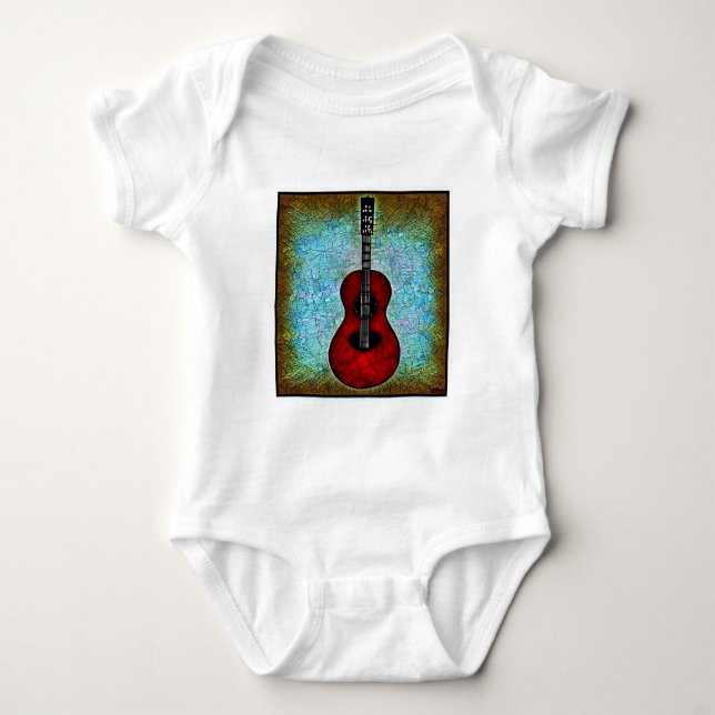 Klassisk gitarr T-Shirt (Framsida)