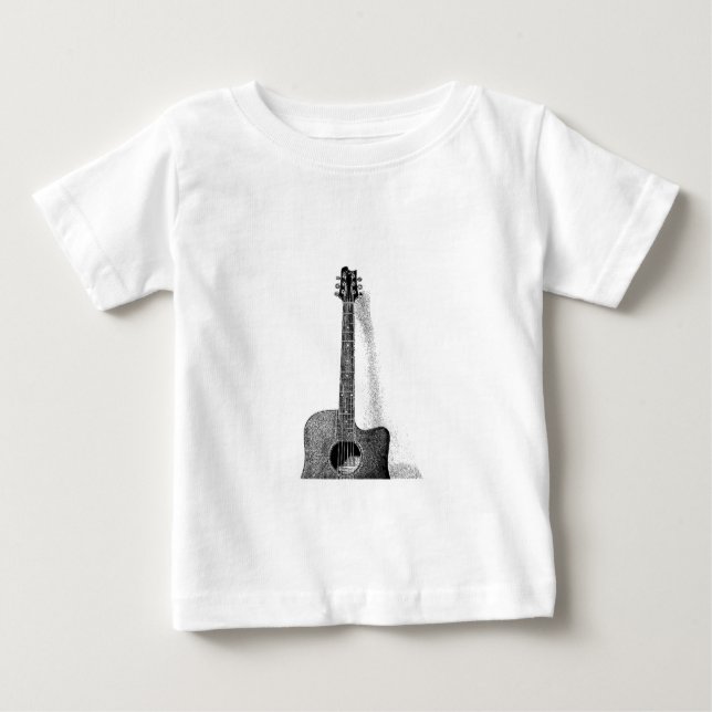Klassisk gitarr tee shirt (Framsida)