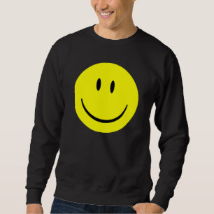 Klassisk Glad Ansikte Rollig Tröja Sweatshirt