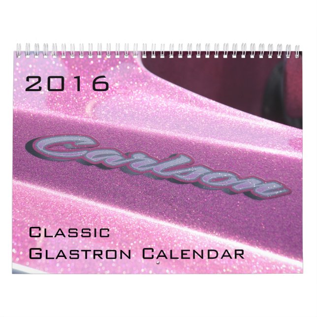Klassisk Glastron-kalender 2016 Kalender (Omslag)