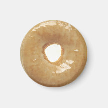 Klassisk Glazed Donut Novelty Magnet