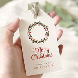Klassisk God jul Helgdag Utandning Presentetikett