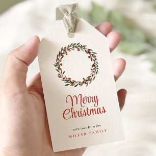 Klassisk God jul Helgdag Utandning Presentetikett