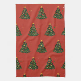 Klassisk God Jul Kökshandduk