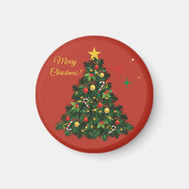 Klassisk God Jul Magnet