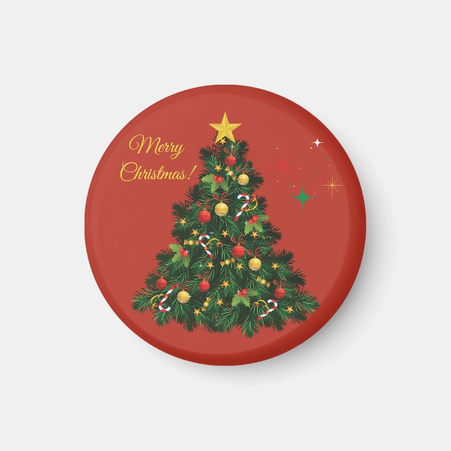 Klassisk God Jul Magnet (Framsidan)
