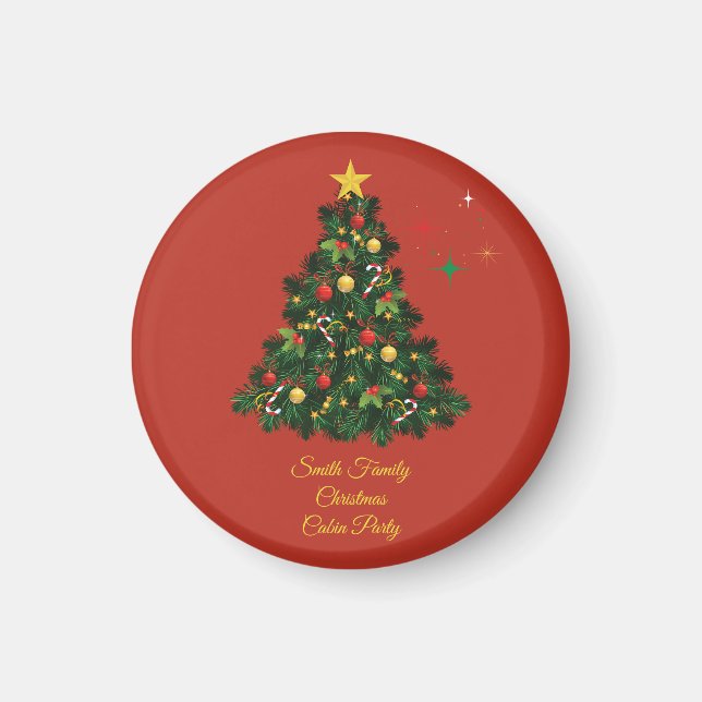 Klassisk God Jul Magnet (Framsidan)