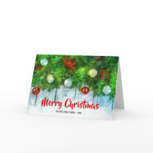 Klassisk God jul med traditionell Gräs Träd