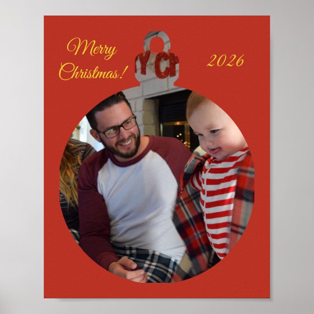 Klassisk God Jul Poster (Framsidan)
