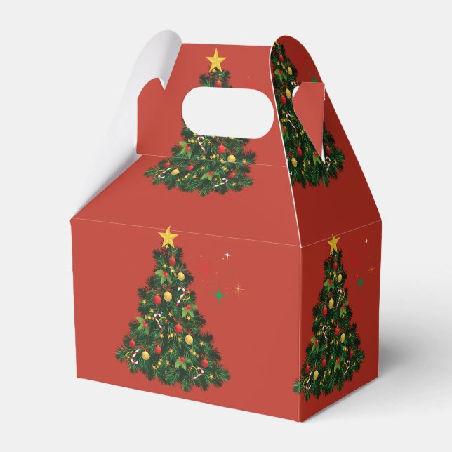 Klassisk God Jul Presentaskar (Framsidan Sidan)