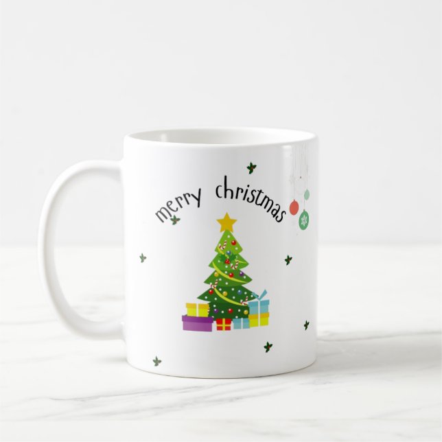Klassisk God Jul Semester Mugg (Vänster)