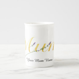 Klassisk Golden Mum Morsdagspresent Benporslin Mugg
