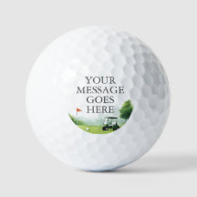 Klassisk golfkärran anpassad meddelande