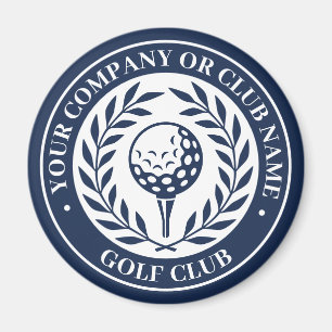 Klassisk golfmagnet Anpassat namn Navy Present Magnet