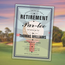 Klassisk golfpensionärsfest