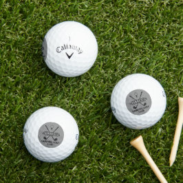 Klassisk Grå Golfklubb Spelar Namn
