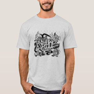 "Klassisk grafik T-Shirt - Mjuk bomull Te "Trend