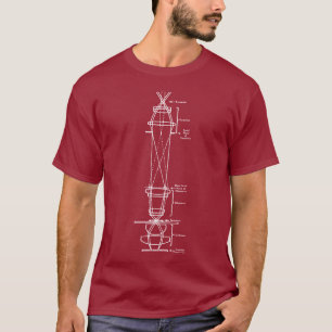 Klassisk grafisk mikroskopgrafisk design T-Sh T Shirt