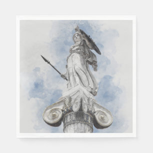 Klassisk greek statue Athena Pappersservett
