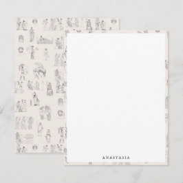 Klassisk grekisk historia i Grekland Mönster Anteckningskort