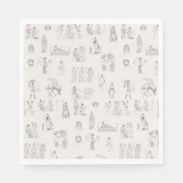 Klassisk grekisk historia i Grekland Mönster Pappersservett