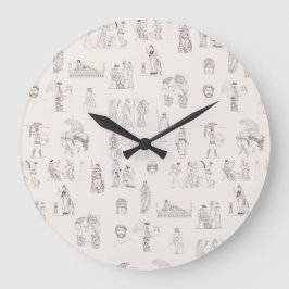 Klassisk grekisk historia i Grekland Mönster Stor Klocka