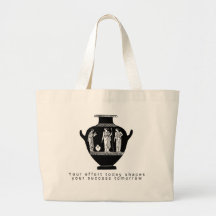 Klassisk grekisk vasillustration Totebag