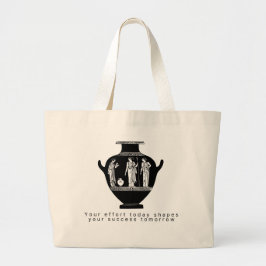 Klassisk grekisk vasillustration Totebag Jumbo Tygkasse