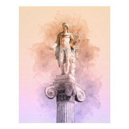 Klassisk grekstaty Apollo Fototryck