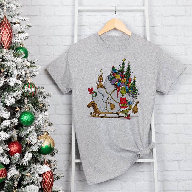 Klassisk Grinch | Grinch & Max med Sleigh Tee (Skapare uppladdad)
