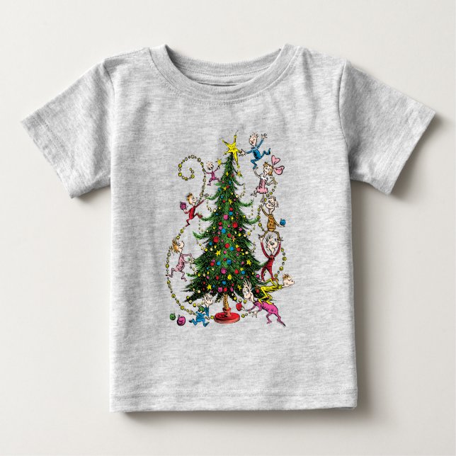 Klassisk Grinch | JULGRAN T Shirt (Framsida)