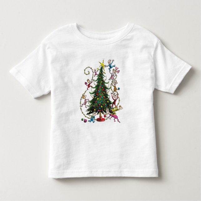 Klassisk Grinch | JULGRAN T Shirt (Framsida)