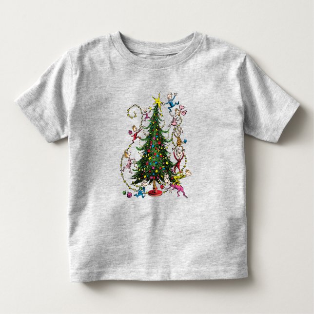Klassisk Grinch | JULGRAN T Shirt (Framsida)