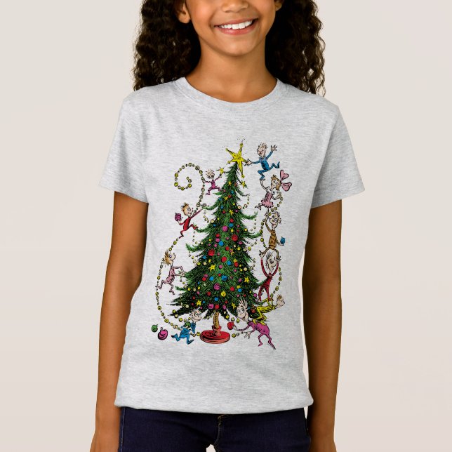 Klassisk Grinch | JULGRAN T-shirt (Framsida)