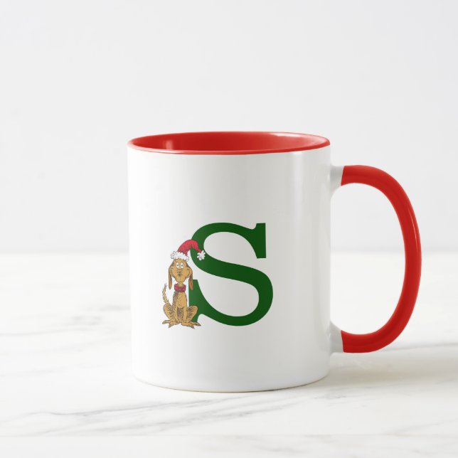 Klassisk Grinch Max | Monogram S Mugg (Höger)