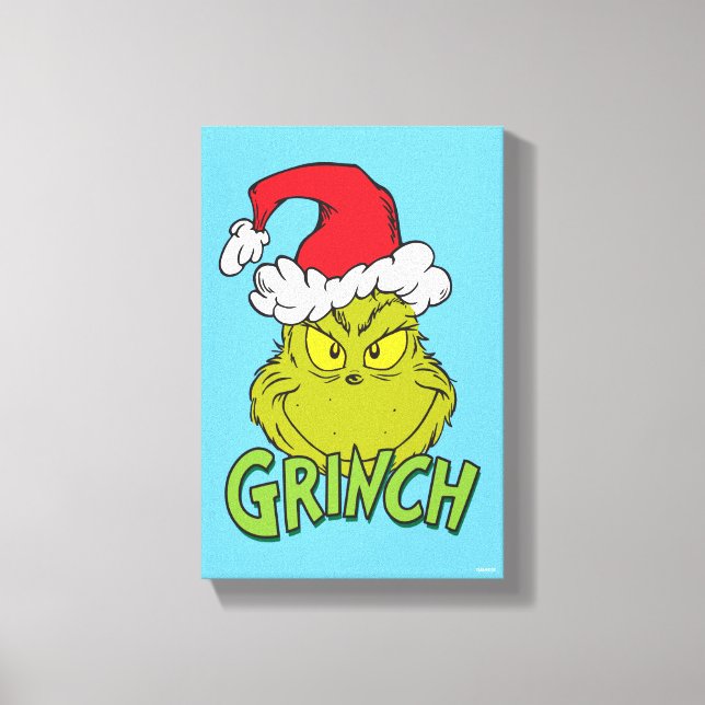 Klassisk Grinch | Naughty eller Nice Canvastryck (Framsida)