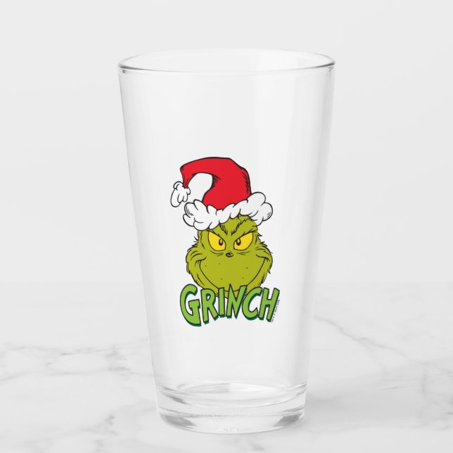 Klassisk Grinch | Naughty eller Nice Glaskopp (Framsida)