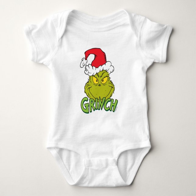Klassisk Grinch | Naughty eller Nice T Shirt (Framsida)