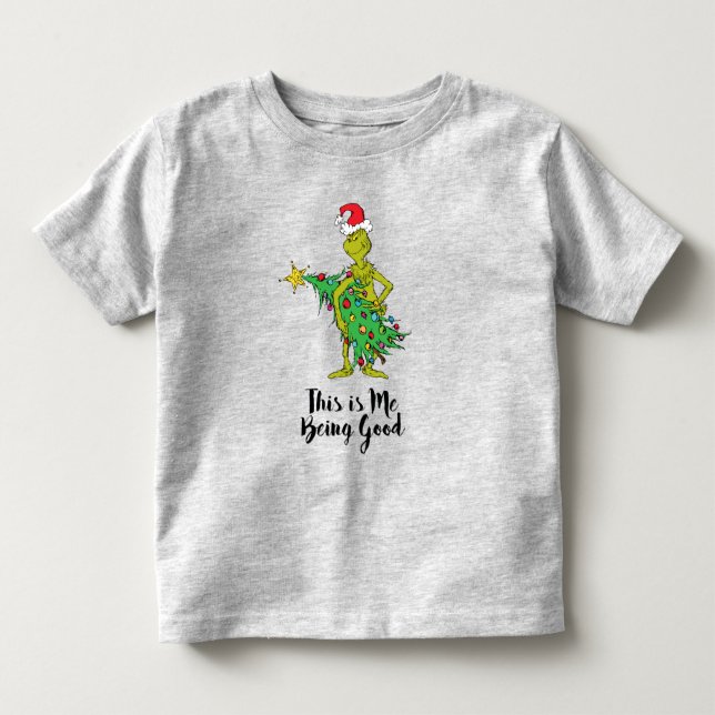Klassisk Grinch | Naughty T Shirt (Framsida)