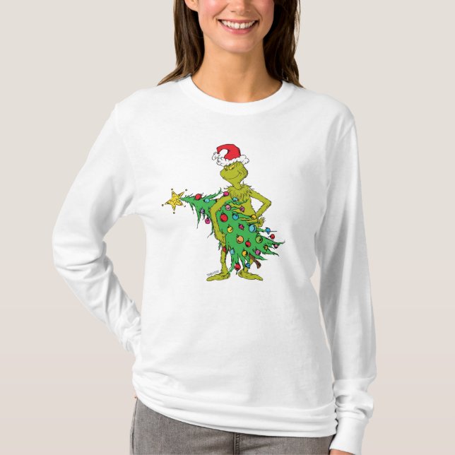 Klassisk Grinch | Naughty Tee (Framsida)